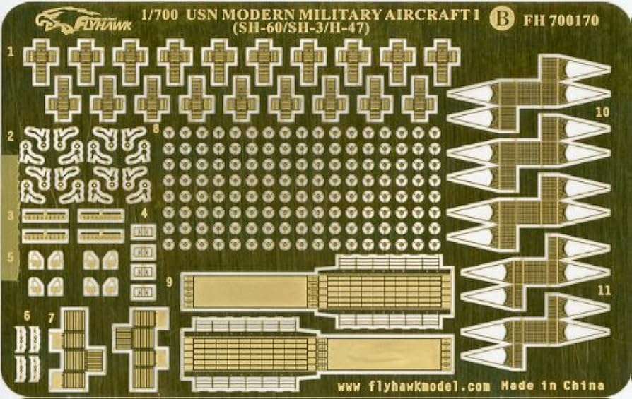 Amazon | 1/700 現用航空機用エッチング | プラモデル 通販